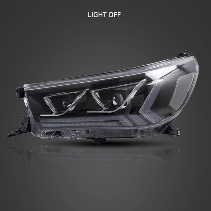 Durable Turning LED Headlight Tail Light With Halogen Light Bulb