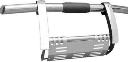 Новый простой передний бампер из нержавеющей стали с светодиодными фарами для Toyota Hilux Vigo Revo Rocco Nissan NP300 Navara Isuzu Mitsubishi Volkswagen Ford F150 Raptor Ranger