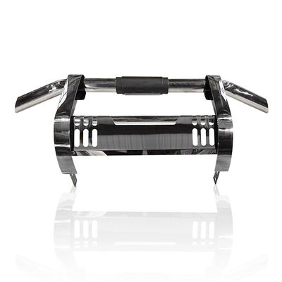 Новый простой передний бампер из нержавеющей стали с светодиодными фарами для Toyota Hilux Vigo Revo Rocco Nissan NP300 Navara Isuzu Mitsubishi Volkswagen Ford F150 Raptor Ranger