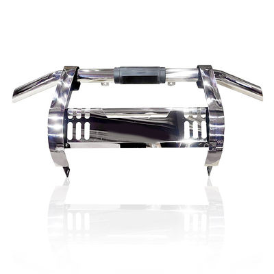 Новый простой передний бампер из нержавеющей стали с светодиодными фарами для Toyota Hilux Vigo Revo Rocco Nissan NP300 Navara Isuzu Mitsubishi Volkswagen Ford F150 Raptor Ranger