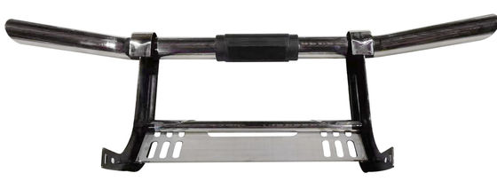 Новый простой передний бампер из нержавеющей стали с светодиодными фарами для Toyota Hilux Vigo Revo Rocco Nissan NP300 Navara Isuzu Mitsubishi Volkswagen Ford F150 Raptor Ranger