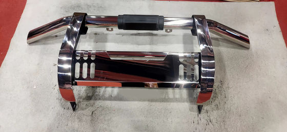 Новый простой передний бампер из нержавеющей стали с светодиодными фарами для Toyota Hilux Vigo Revo Rocco Nissan NP300 Navara Isuzu Mitsubishi Volkswagen Ford F150 Raptor Ranger