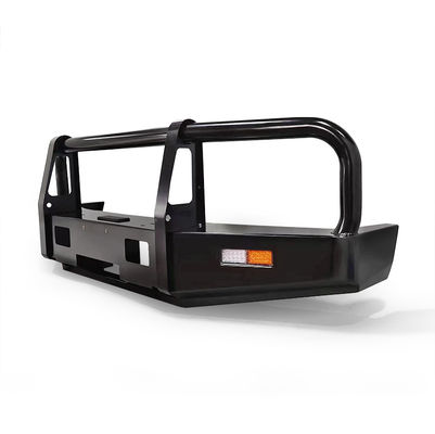 Внедорожные аксессуары 4x4 Черный стальной передний бампер Bull Bar для Toyota LC76