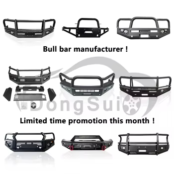 Dongsui Original Factory Solid Pickup Truck Front Bull Bar Bumper Deer Guards Для Toyota Hilux Vigo Revo Rocco Nissan NP300 Navara Isuzu Mitsubishi Volkswagen Ford F150 Raptor Ranger Оригинальный завод