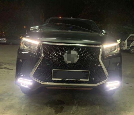 Черный набор тела автомобиля для изменения Тойота Hilux Revo к Lexus