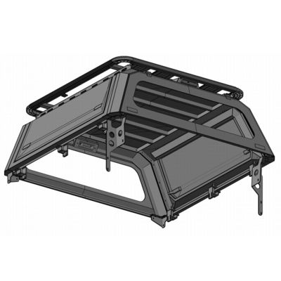 крышка Tonneau черноты 4x4 стальная трудная для ренджера F150 BT50 Dmax Тойота Hilux Форда